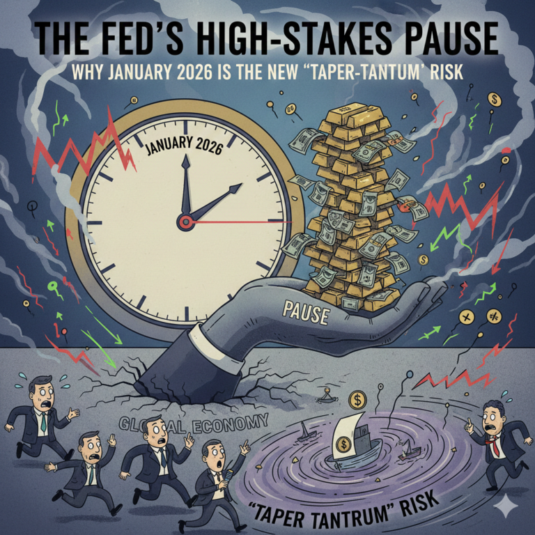 🏦 The Fed’s High-Stakes Pause: Why January 2026 is the New ‘Taper Tantrum’ Risk