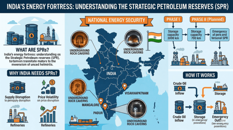 India’s Energy Fortress: Understanding the Strategic Petroleum Reserves (SPR)