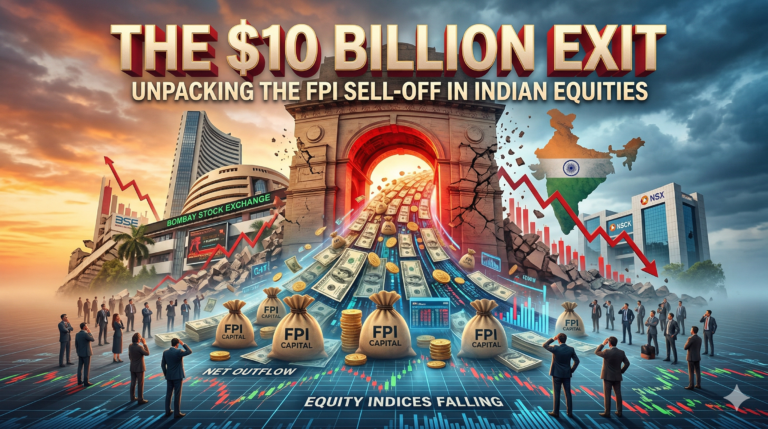 The $10 Billion Exit: Unpacking the FPI Sell-Off in Indian Equities