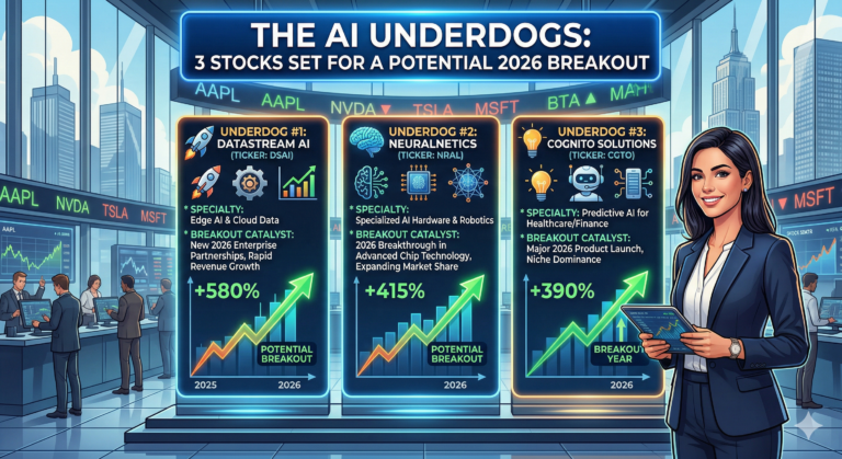 The AI Underdogs—3 Stocks Set for a Potential 2026 Breakout