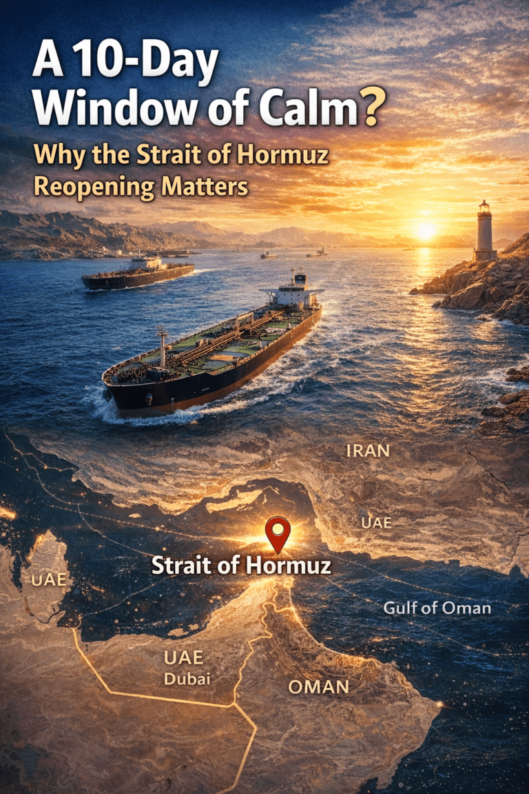 A 10-Day Window of Calm? Why the Strait of Hormuz Reopening Matters