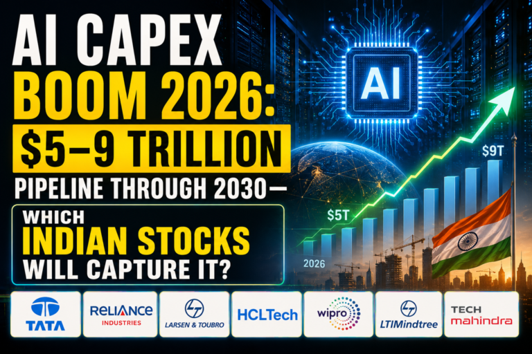 AI Capex Boom 2026: $5–9 Trillion Pipeline Through 2030—Which Indian Stocks Will Capture It?