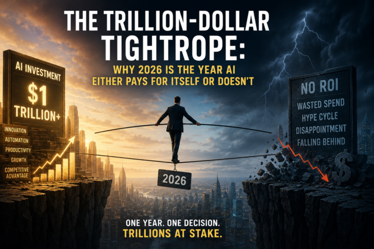 The Trillion-Dollar Tightrope: Why 2026 Is the Year AI Either Pays for Itself or Doesn’t