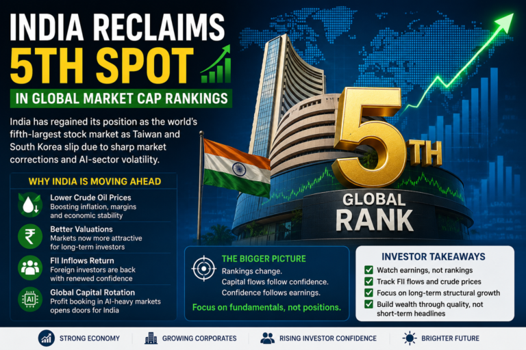 India’s Return to the Global Top Five Is More Than a Ranking—It’s a Signal of Shifting Capital