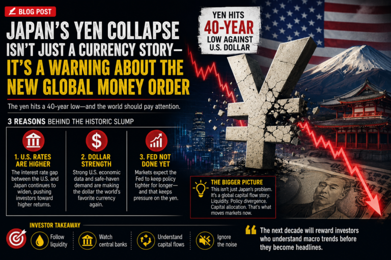 Japan’s Yen Collapse Isn’t Just a Currency Story—It’s a Warning About the New Global Money Order