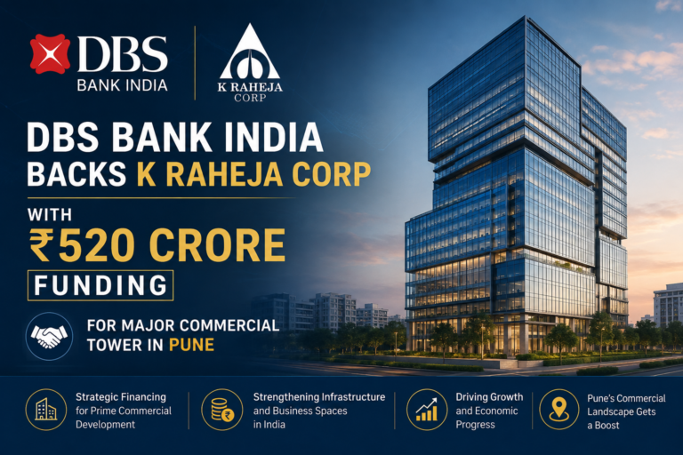 DBS Bank India Backs K Raheja Corp with ₹520 Crore Funding for Major Commercial Tower in Pune
