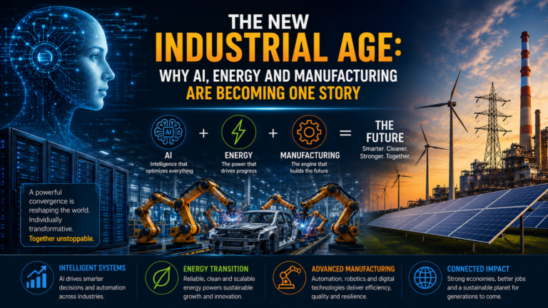 The New Industrial Age: Why AI, Energy, and Manufacturing Are Becoming One Story