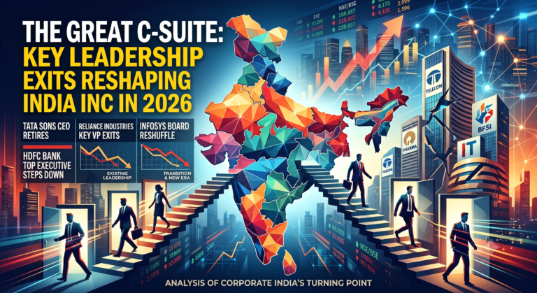 The Great C-Suite Shake-Up: Key Leadership Exits Reshaping India Inc. in 2026